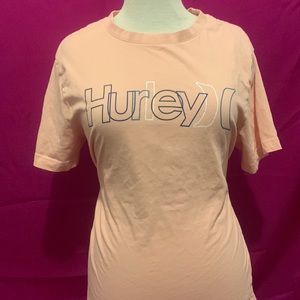 Hurley pink T, size M lightly loved, good condition